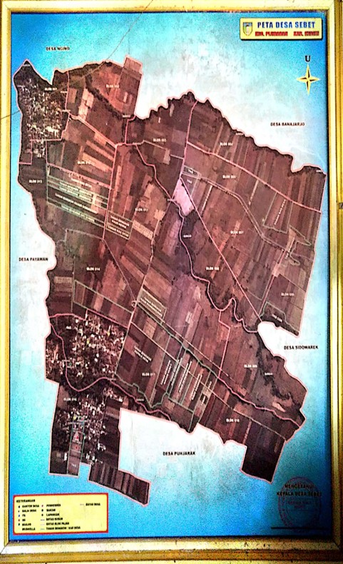 Peta Desa Sebet